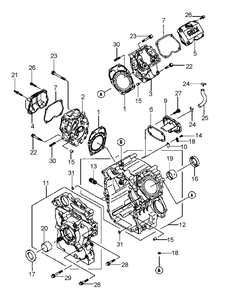Part Location Diagram of KM-13271-2105 MTD Plate